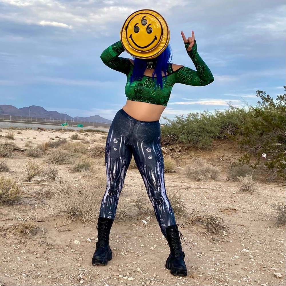 😵‍💫 UNIF 666 Smiley Backpack RARE! - Picture 7 of 13